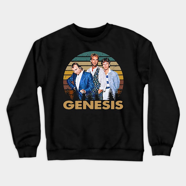 Iconic Sonic Canvas Genesis Bands Journey Across Time And Genres Crewneck Sweatshirt by Quotes About Stupid People